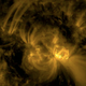 Illustration for article titled This massive solar flare will make for dazzling northern lights